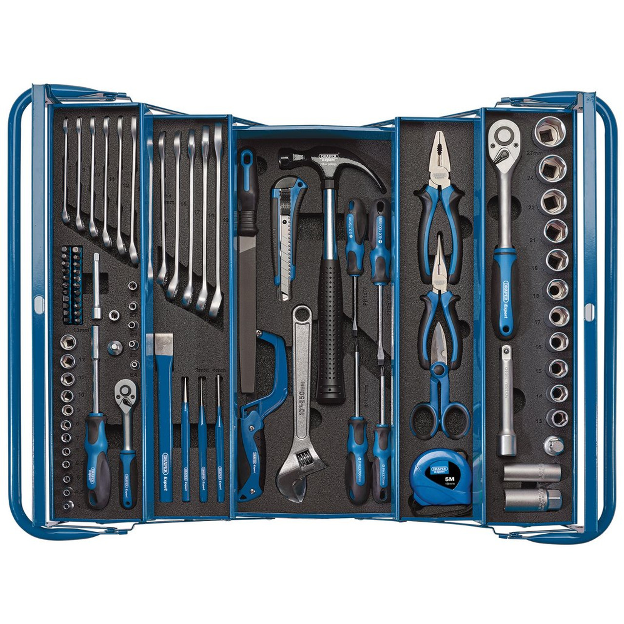 Draper Expert 89726 - Set Di 4 Scalpelli Con Impugnatura Morbida Per Meccanica E Fai Da Te, Utensili Manuali Di Alta Qualità