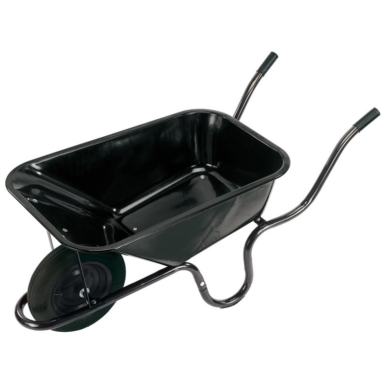 Draper Metal Tray Contractors Wheelbarrow, 85L (BWB)