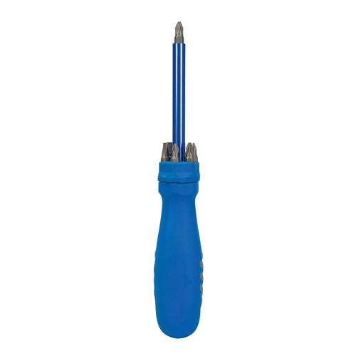 Silverline Multi-Bit Screwdriver With Magnetic Pick Up 250547 | Magnetic telescopic shaft extends to 330mm. | toolforce.ie