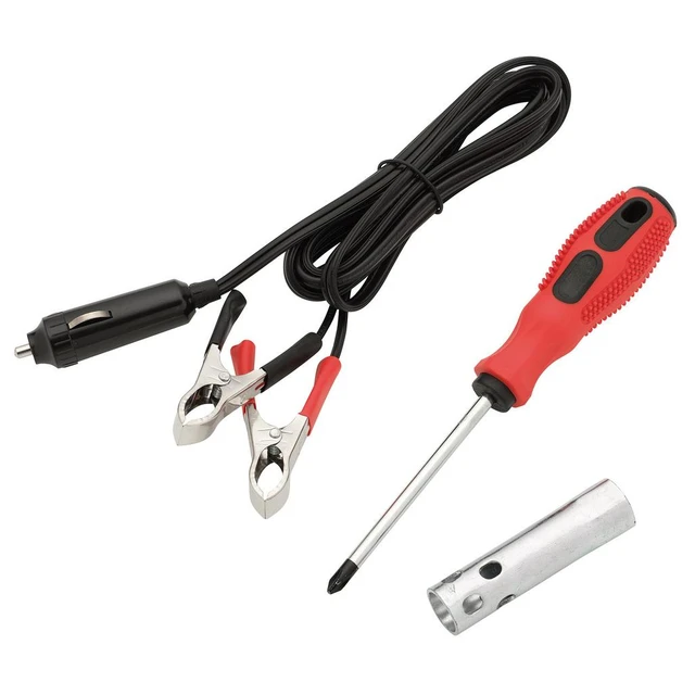 Draper 2.8kVA petrol inverter generator 12V charging leads 95198