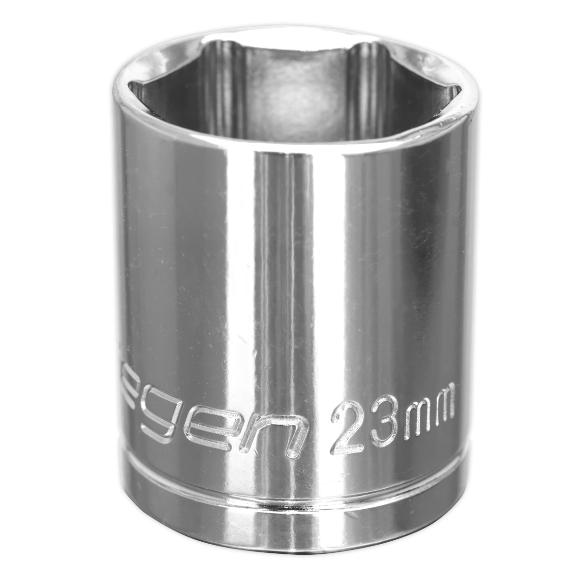 Siegen WallDrive® Socket 23mm 1/2"Sq Drive S0660 | High grade carbon steel socket. | 
Hardened and tempered for added strength.