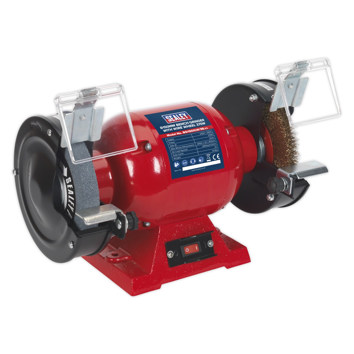 Bench Grinder Ø150mm with Wire Wheel 