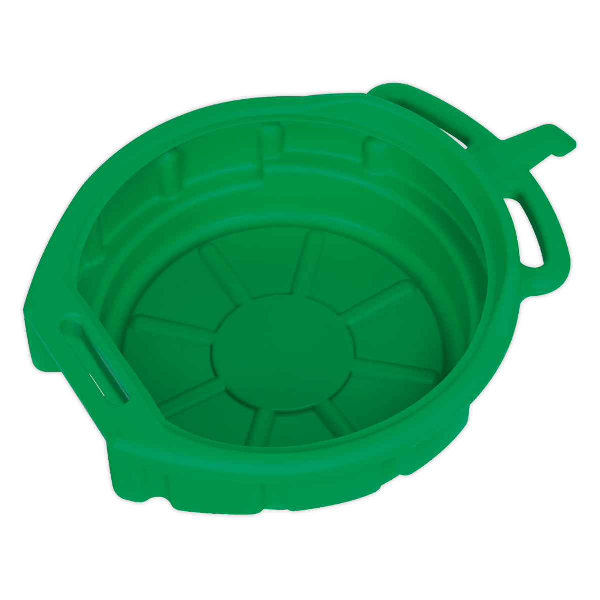 Sealey Antifreeze/Fluid Drain Pan 17L DRP04 | Colour-coded version of Part Number DRP03 helps keep different fluids isolated and reduces cross contamination. | toolforce.ie