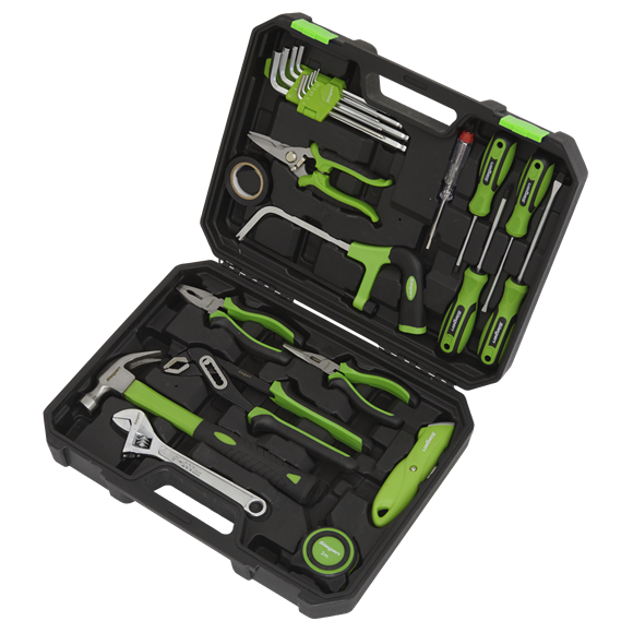 Sealey Tool Kit 24pc S01222, Kit includes slotted and Pozi screwdrivers with Chrome Vanadium steel shafts and soft grip handles | Toolforce.ie