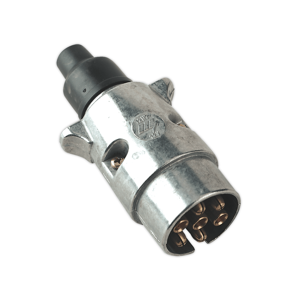 Sealey Towing Plug N-Type Metal 12V TB06 | Aluminium, 12V, 7-pin, N-type towing plug. | toolforce.ie