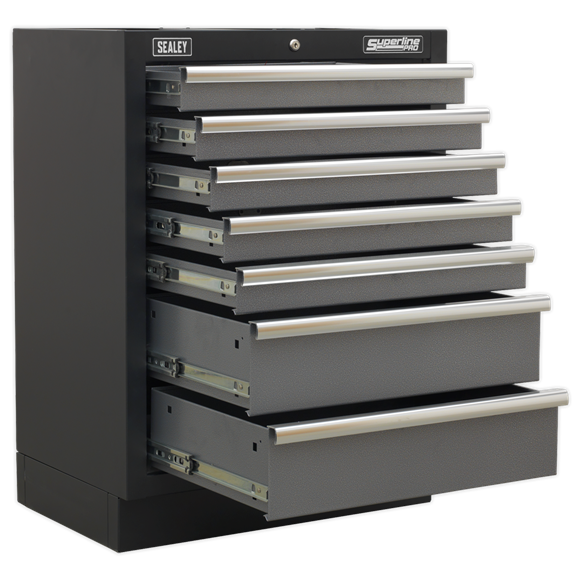Sealey Modular 7 Drawer Cabinet 680mm APMS62, Removable drawers for ease of cleaning etc.