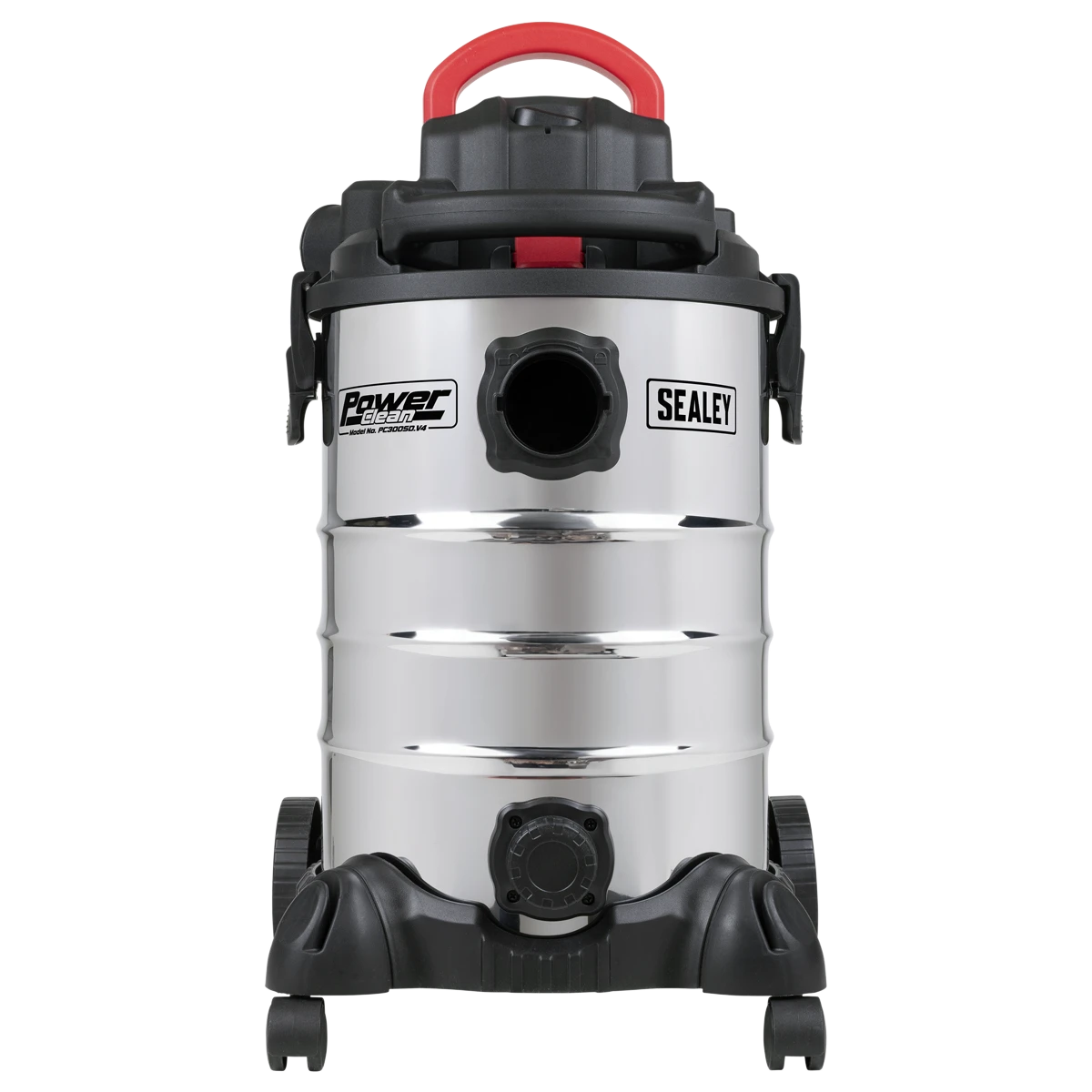 Sealey30L Vacuum Cleaner Wet & Dry with Stainless Steel Drum & Detachable Leaf Blower 1200W/230V PC300SD