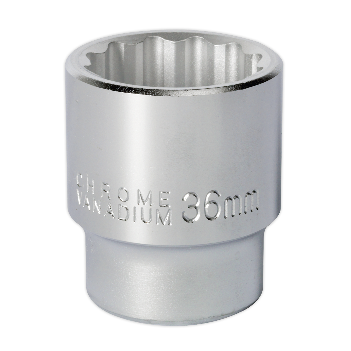Sealey WallDrive® Socket 36mm 3/4"Sq Drive S34/36 | Forged Chrome Vanadium steel socket, hardened and tempered for added strength. | toolforce.ie