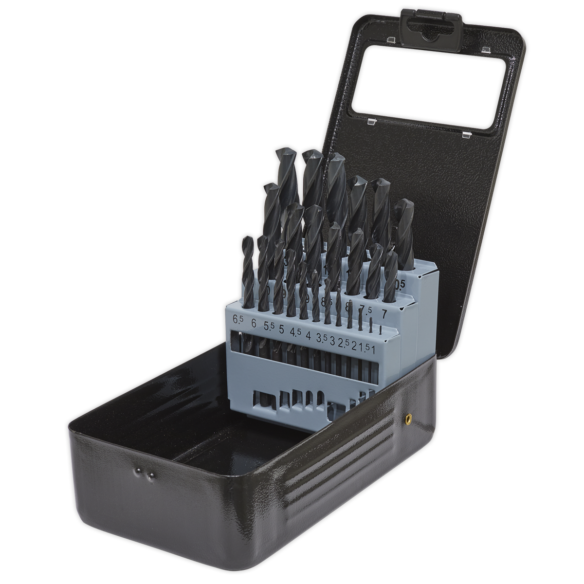 Sealey HSS Roll Forged Drill Bit Set 25pc 1-13mm DBS25RF