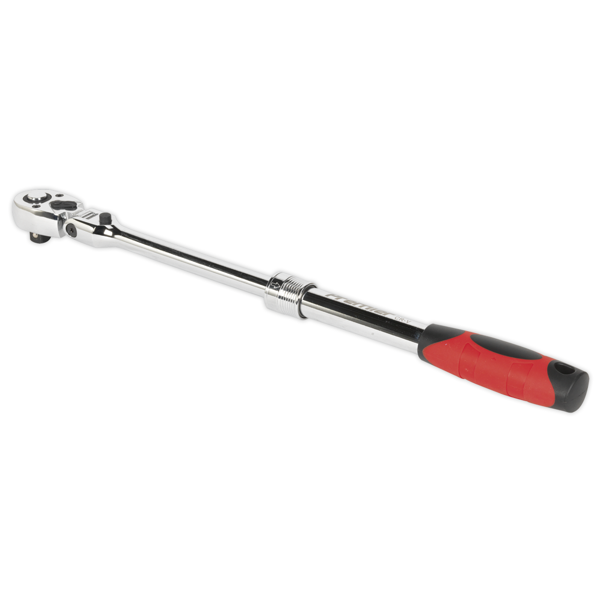 Sealey Flexi-Head Ratchet Wrench 1/2"Sq Drive Extendable AK6682
