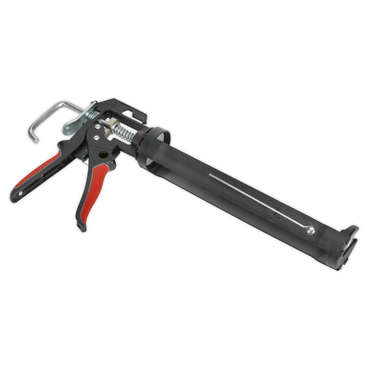 Sealey Caulking Gun 280mm Heavy-Duty AK4803 | Includes tip cutter, just insert the nozzle of the cartridge and squeeze the handle. | toolforce.ie