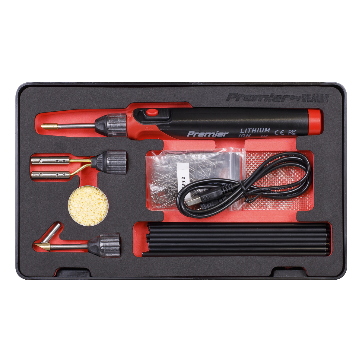 Sealey Lithium-ion Rechargeable Plastic Welding Repair Kit 30W SDL14