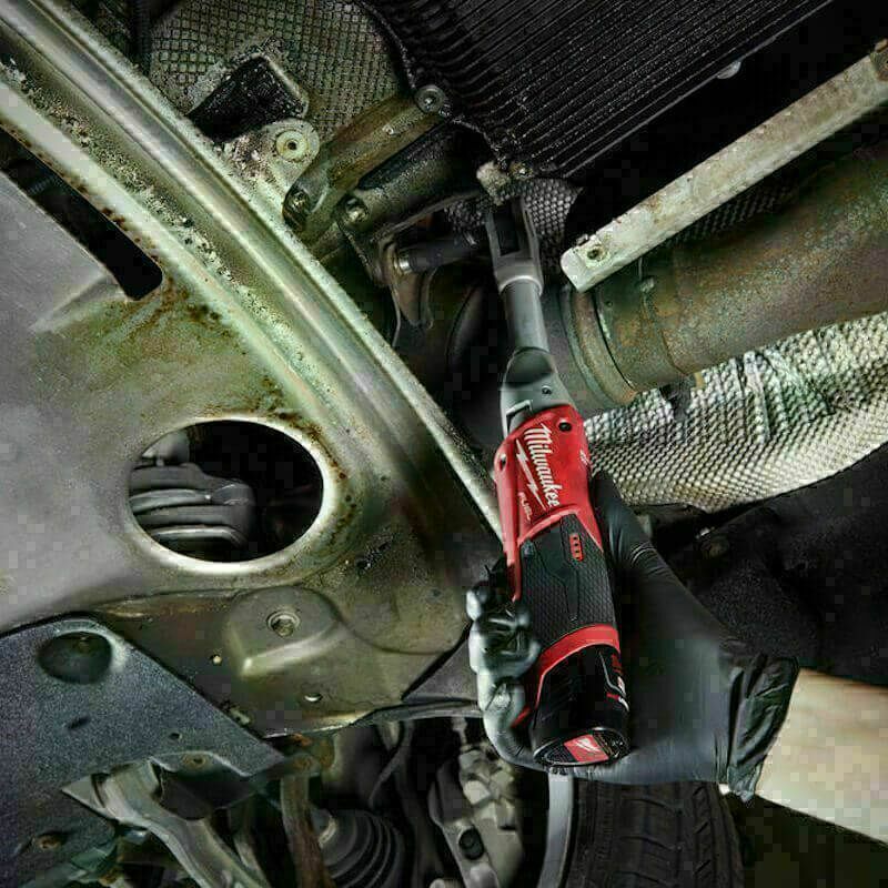 MILWAUKEE 17MM 1/2" DRIVE DEEP IMPACT SOCKET, Deep wall construction provides clearance for protruding bolts.