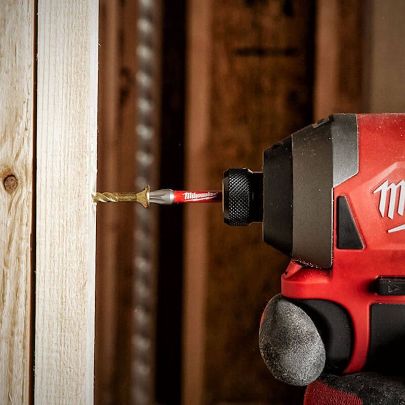 MILWAUKEE 70 PIECE SHOCKWAVE SCREWDRIVING BIT SET, Precision milled tip provides the best fit with screw head, reducing cam out and stripping.