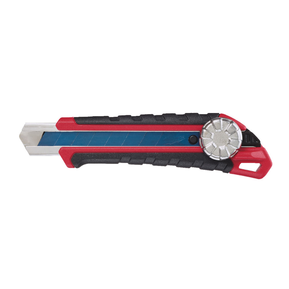 MILWAUKEE 18MM SNAP OFF KNIFE, Lock with a speed thread* that allows faster blade adjustment.