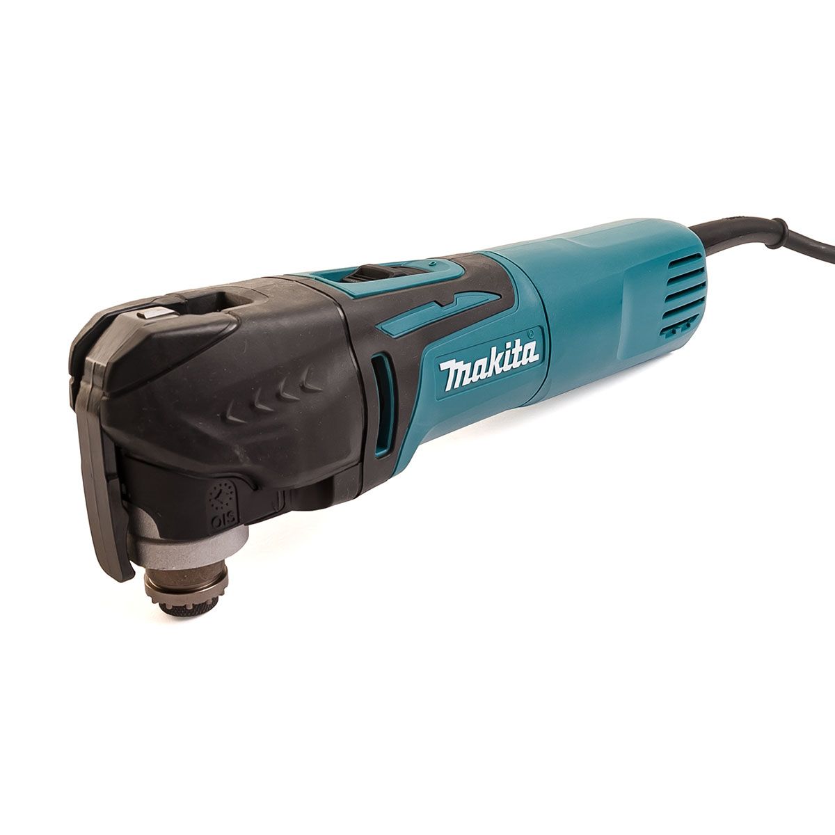 Makita Ois Quick Change Multi Tool In Case 240v MAKTM3010CK | The soft start facility allows you to place the blade accurately on the work piece and avoids the blade skipping around for a more precise cut. | toolforce.ie