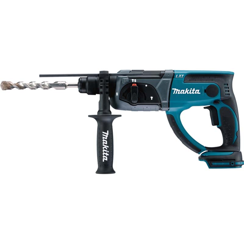 Makita 18v Sds Rotary Hammer Drill (Body Only) MAKDHR202Z | Ergonomic shape and comfortable grip handle reduces user fatigue. | toolforce.ie