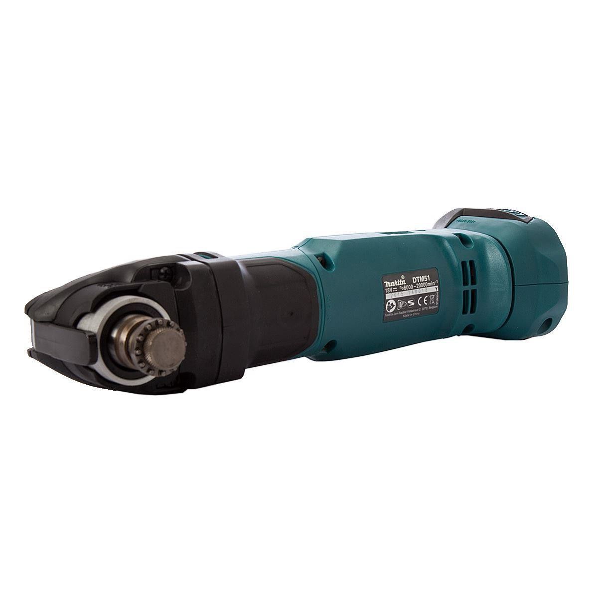 Makita 18v Ois Multi Tool Quick Change MAKDTM51Z1 | Accepts OIS Makita, Bosch & Fein accessories, including Starlock | toolforce.ie