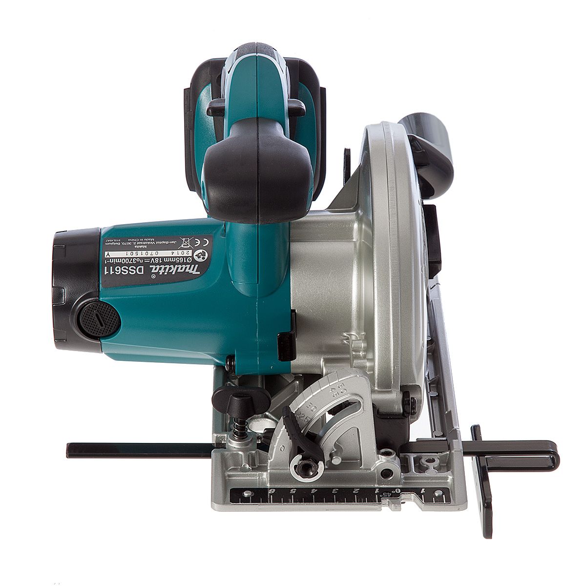 Makita 18v Circular Saw (Body Only) MAKDSS611Z | Removable dust nozzle allows a vacuum cleaner to be connected | toolforce.ie