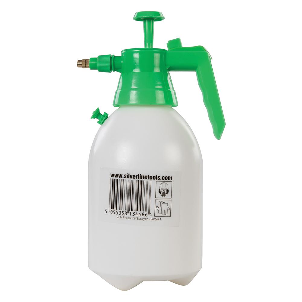 Silverline Pressure Sprayer 2ltr 282441, Large diameter base for stability when pressurising | Toolforce