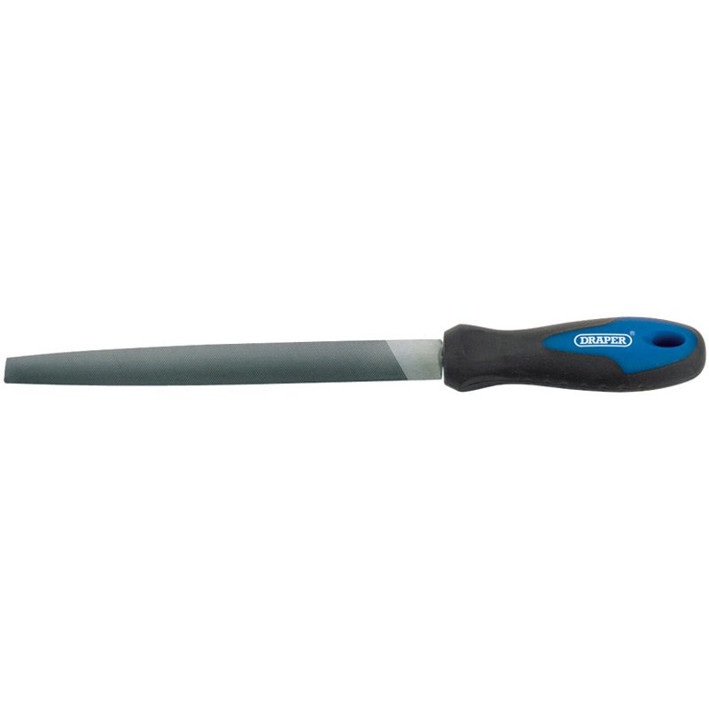 Draper Soft Grip Engineer's File Round / Flat File 200mm 44954
High carbon steel, hardened and tempered with soft grip handles incorporating hang hole.