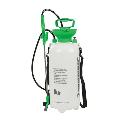 Silverline Pressure Sprayer 8ltr 868593, For easy spraying of water-based liquids including lawn feed, fertiliser and weed killer | Toolforce.ie