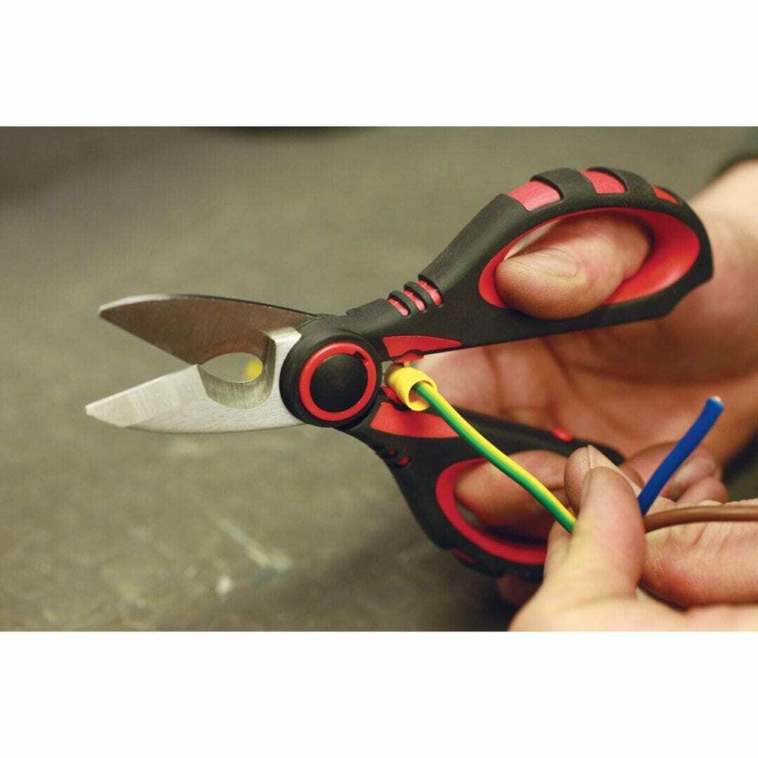 Just as easy as using a pair of scissors and it leaves a professionally cut cable