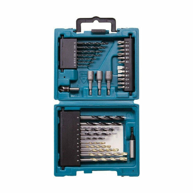 Milwaukee Makita 34 Piece Drill and Screw Driver Set D-36980