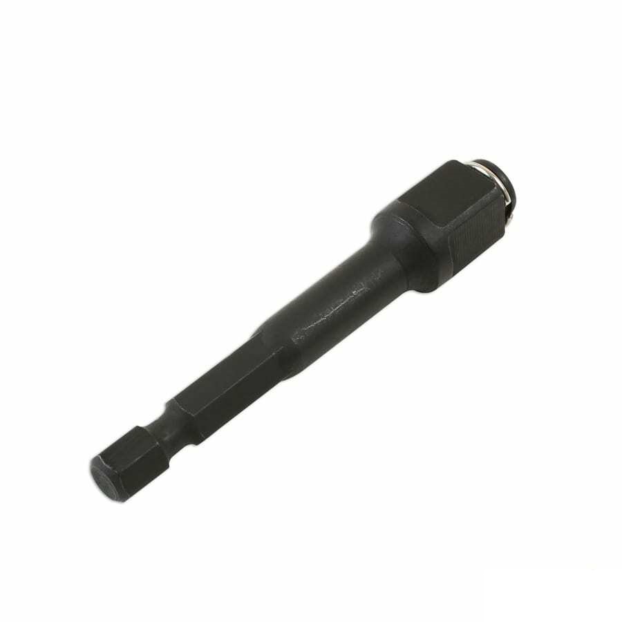 Suitable for any 1/4" shank bit and any 3/8"D socket