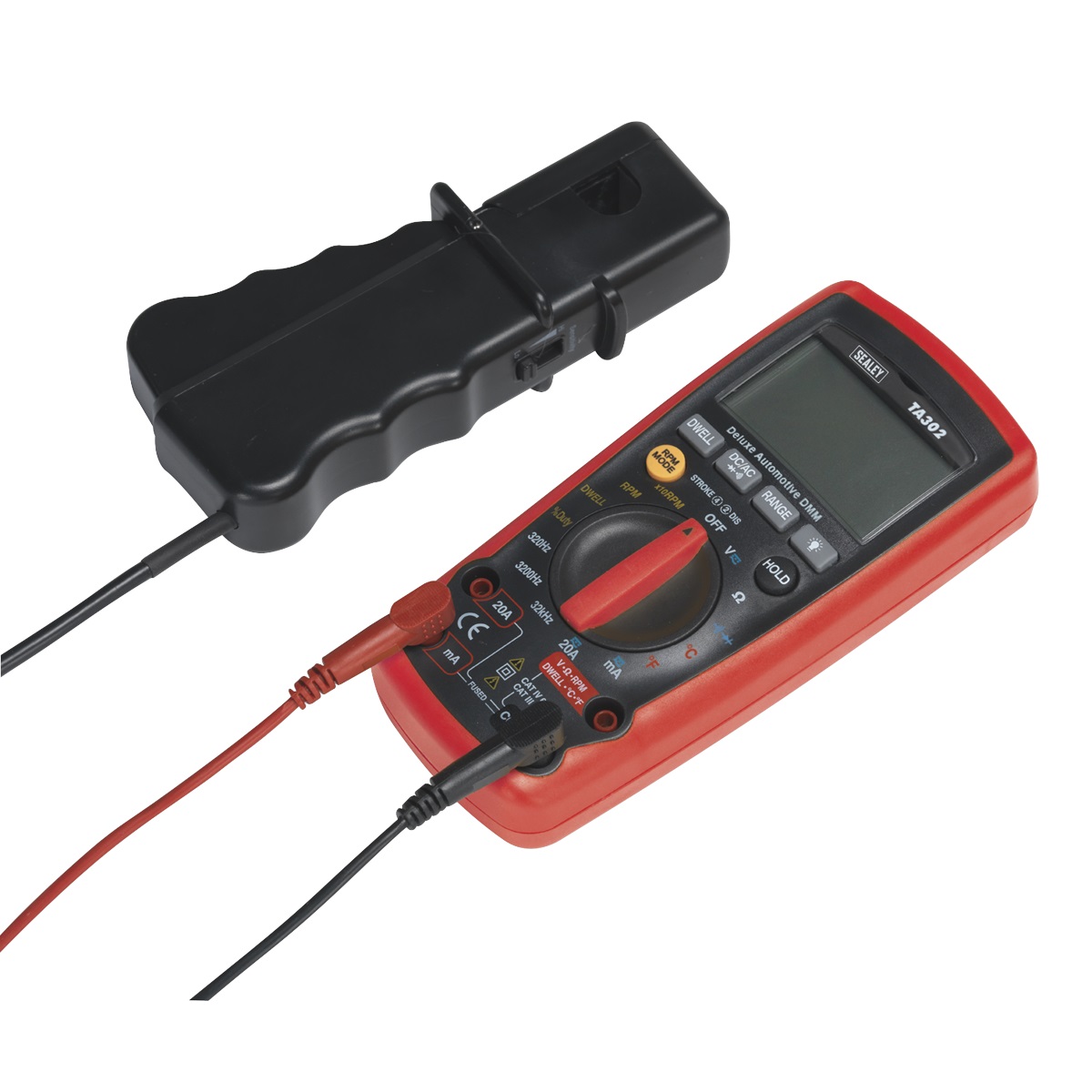 Digital Automotive Analyser 12-Function with Inductive Coupler | 12-Function, auto-ranging automotive diagnostic multimeter. | toolforce.ie