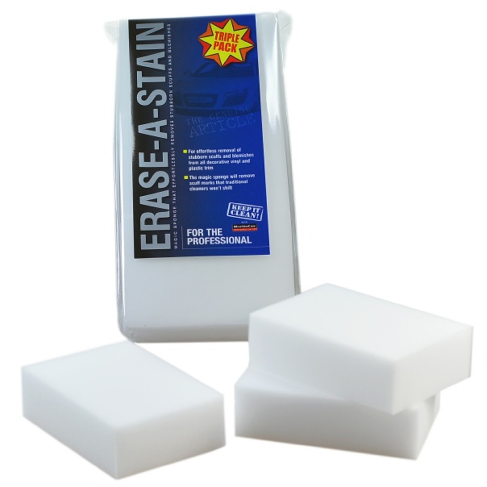 Professional Erase A Stain 3pk MOGG85, For effortless removal of stubborn scuffs and blemishes from all decorative vinyl and plastic trim.