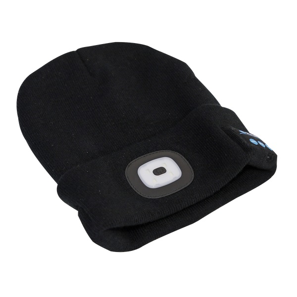 Sealey Beanie Hat 4 SMD LED Light USB 