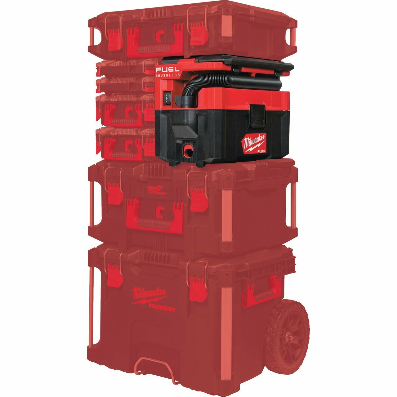 Milwaukee M18 Packout Wet & Dry Vacuum M18 FPOVCL-502X | Fully compatible with the MILWAUKEE® PACKOUT™ Modular Storage System | toolforce.ie