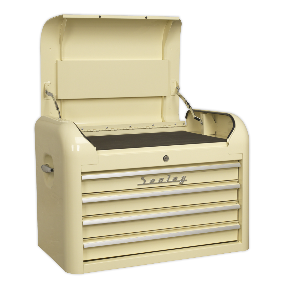 Sealey Retro Style Topchest, Mid-Box & Rollcab Combination 10 Drawer Cream AP28COMBO2