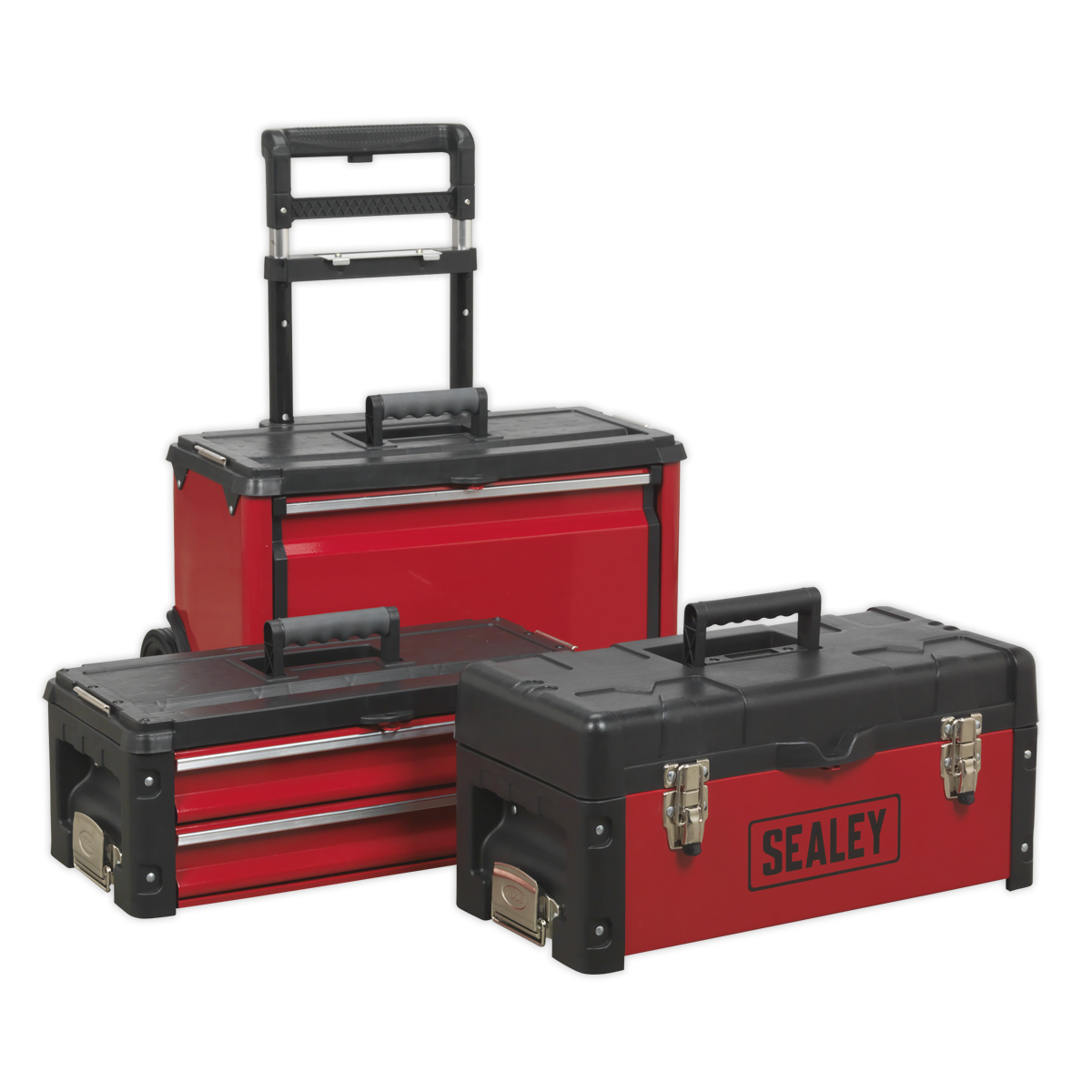 Sealey Mobile Steel/Composite Toolbox - 3 Compartment AP548