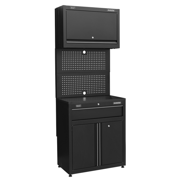 Sealey Modular Stacking Cabinet APMS2HFPS, Fitted with magnetic door latches.