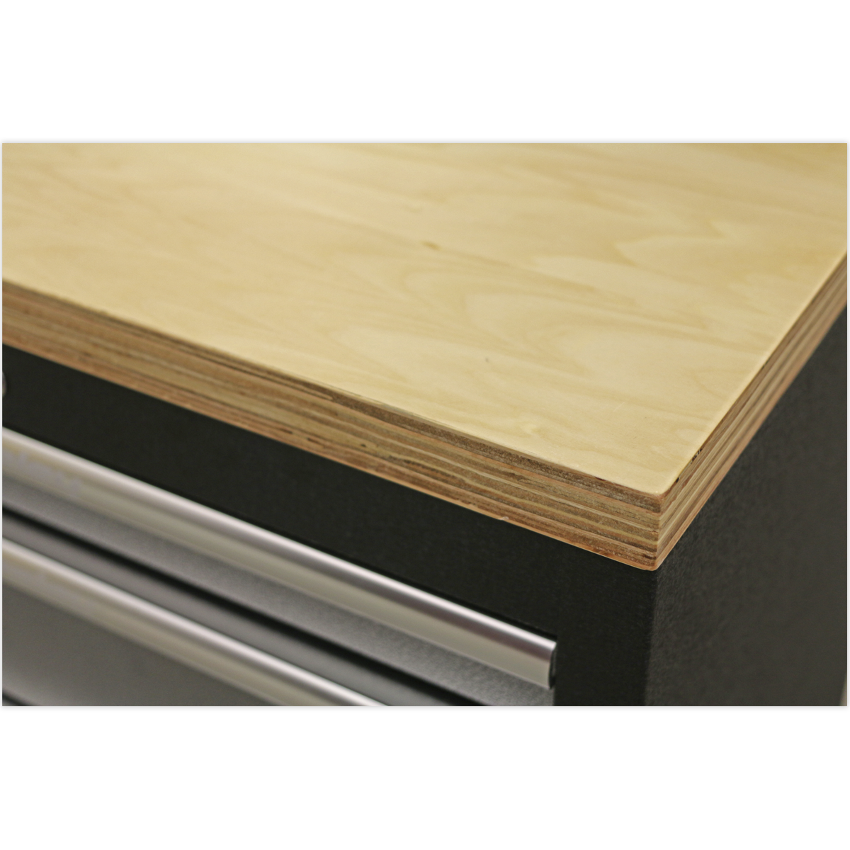 Sealey Pressed Wood Worktop 680mm APMS50WA, Worktop covers a single base cabinet.