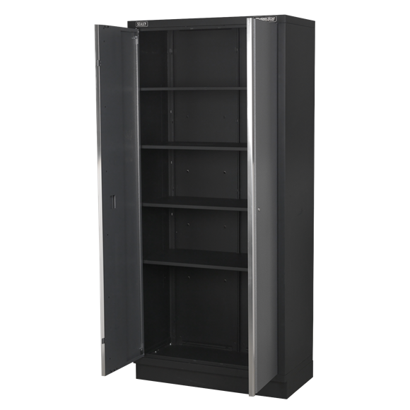 Sealey Modular Floor Cabinet 2 Door Full Height 915mm APMS56, High quality lock with two keys.