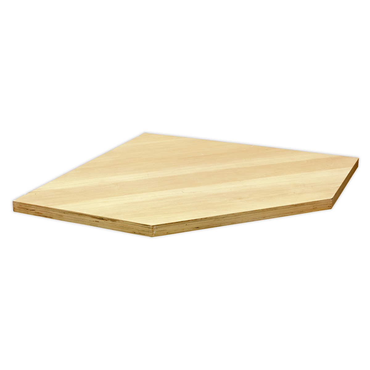 Sealey Pressed Wood Worktop for Modular Corner Cabinet 865mm APMS60PW, Pressed wood worktop for use with Part Number APMS60 Corner Cabinet.