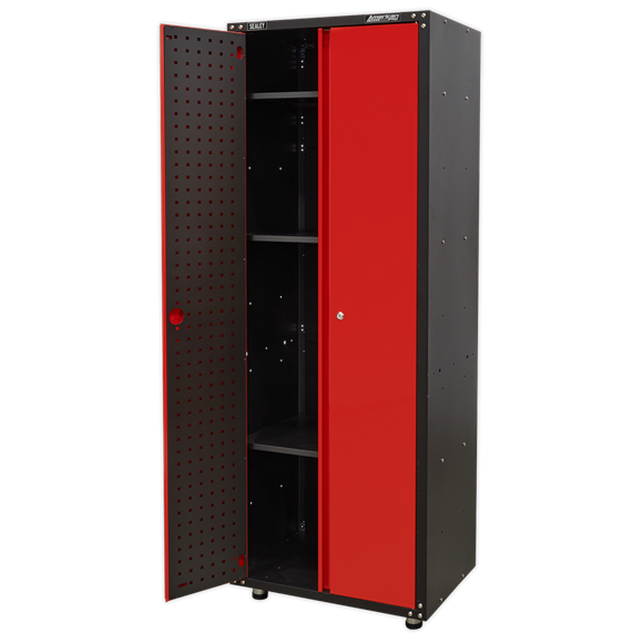 Sealey American Pro Modular 2 Door Full Height Cabinet 665mm APMS83, Supplied flat-packed and will require some simple assembly.