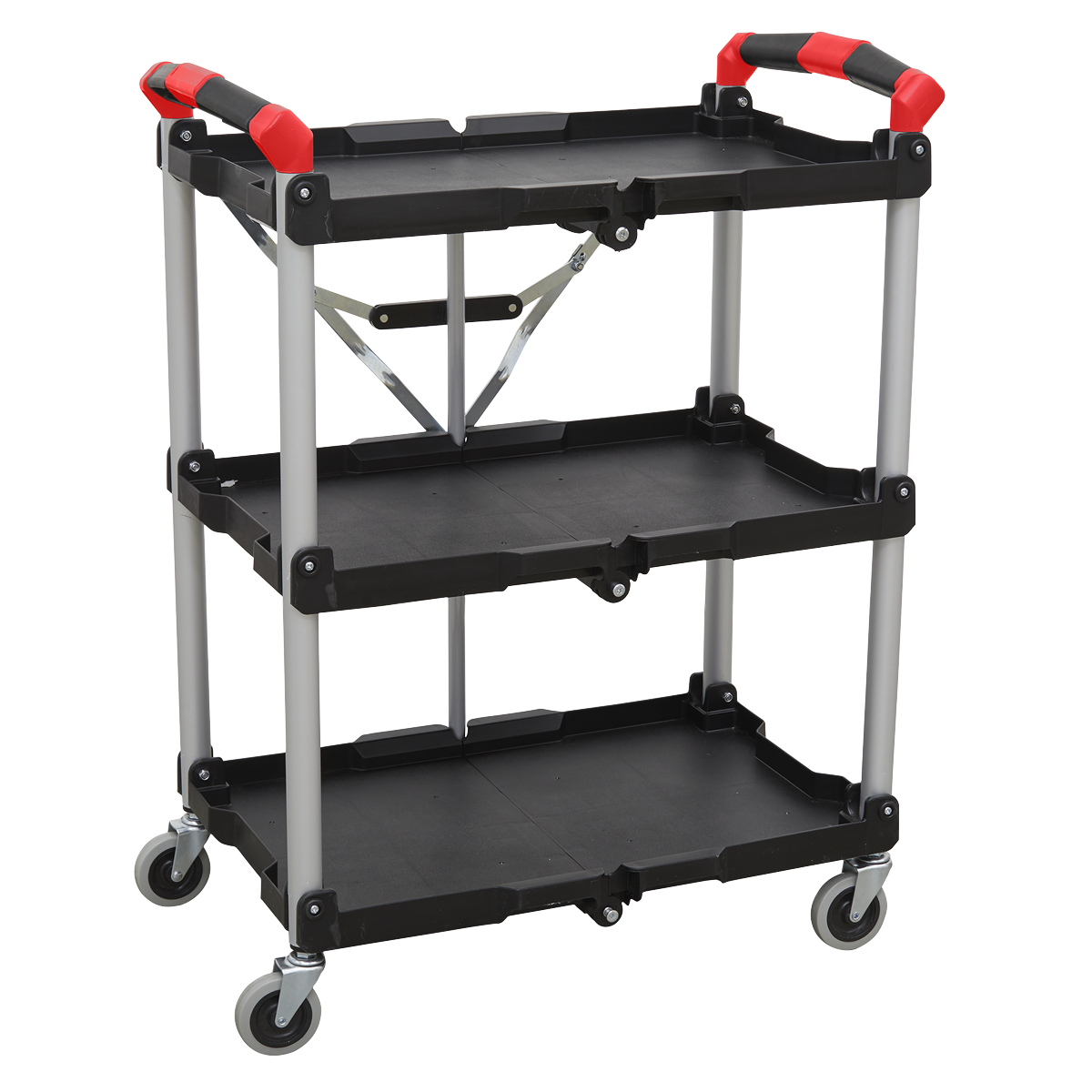 Sealey Folding Workshop Trolley 3-Level CX314