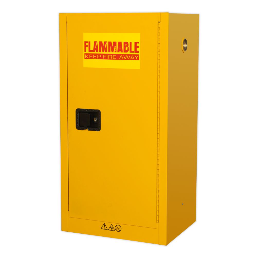 safe storage of flammables, pesticides, paint and ink.