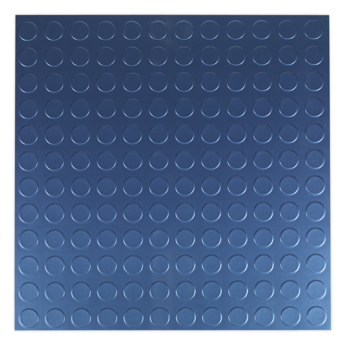 Sealey Vinyl Floor Tile with Peel & Stick Backing - Blue Coin Pack of 16 FT2B