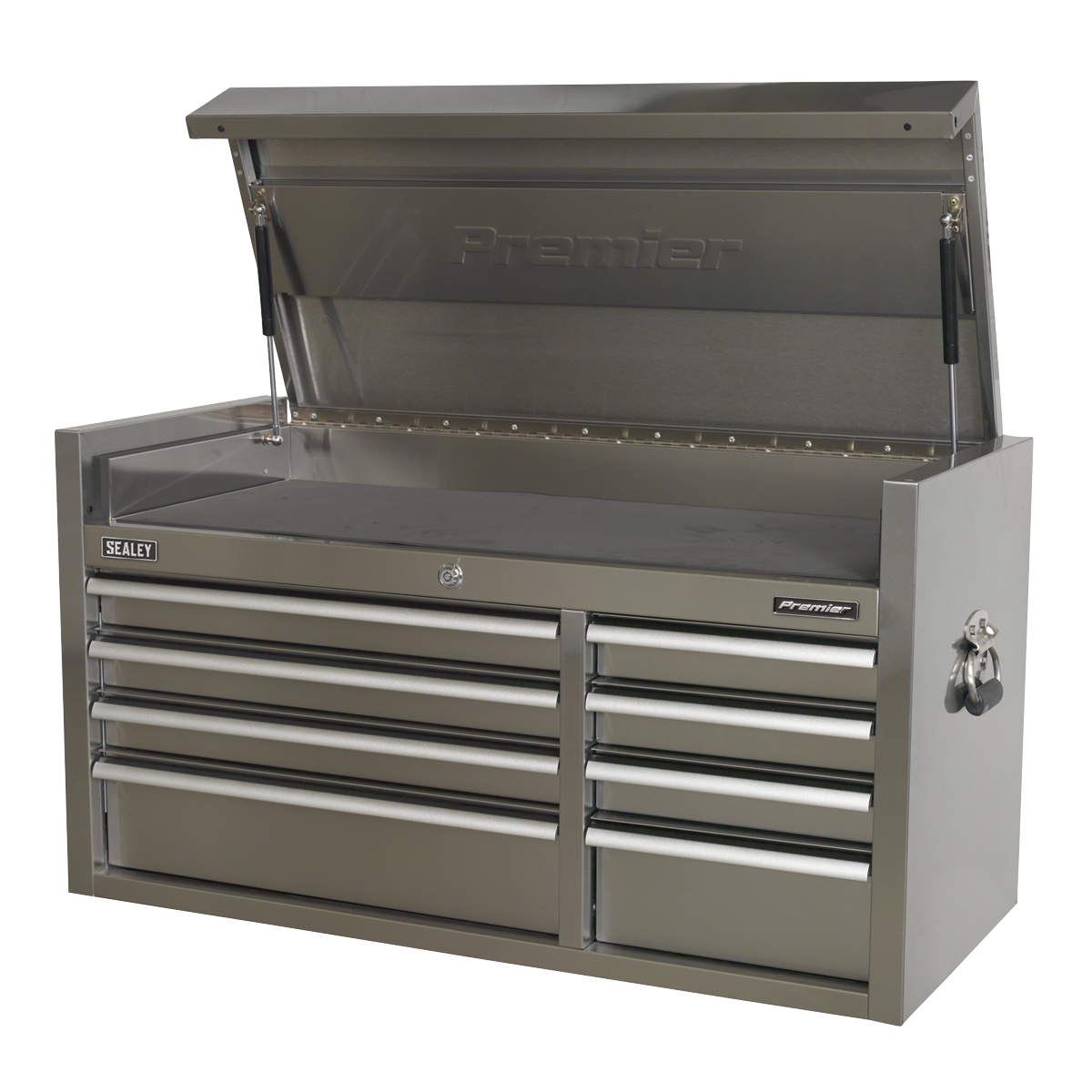 Sealey Tool Chest 8 Drawer 1055mm Stainless Steel Heavy-Duty PTB104008SS