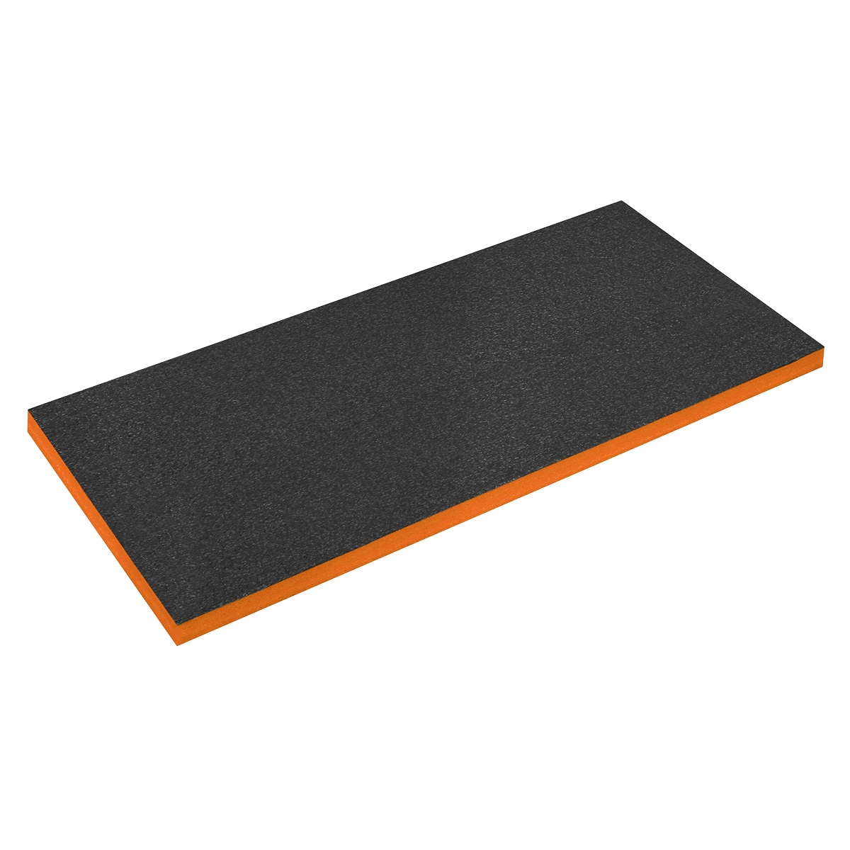 Sealey Easy Peel Shadow Foam® Orange/Black 1200 x 550 x 50mm SF50OR, Create your own tool tray inserts with this easy peel foam.