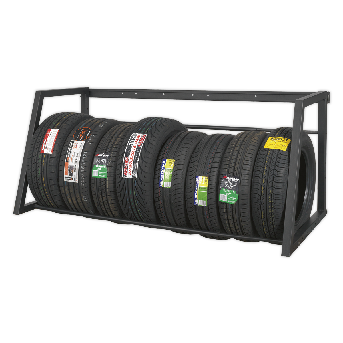 Garage tyre rack