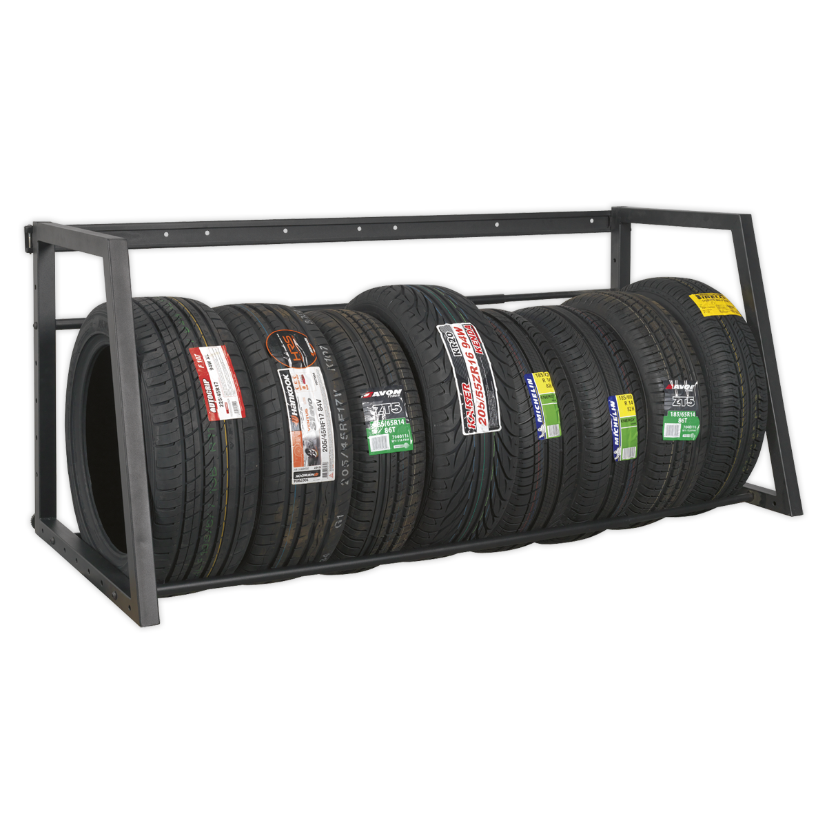 car wheel tyre storage in garage