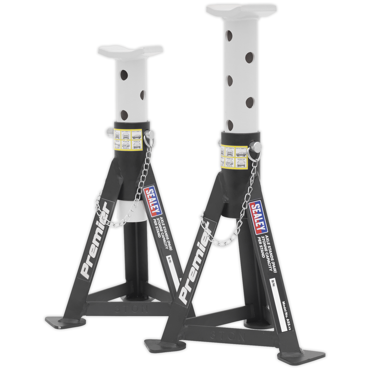 Sealey 3 tonne axle stands
