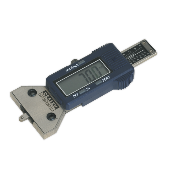 Digital Tyre Tread Depth Gauge | Metric and Imperial calibration with conversion between the two. | toolforce.ie