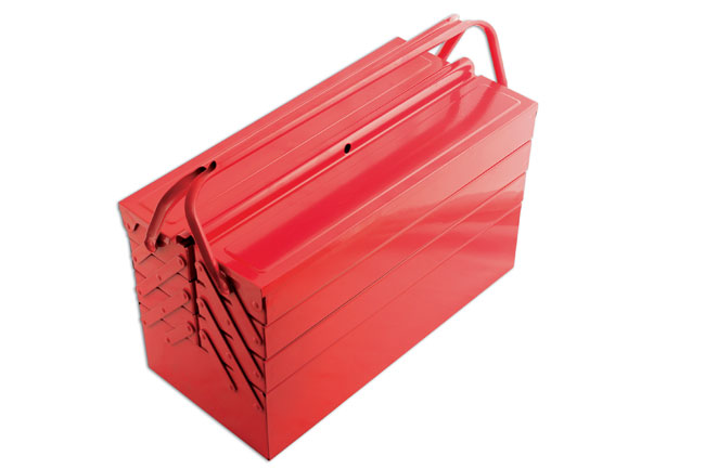 Solid construction made from thick gauge steel with a durable red paint finish. Suitable for heavy duty use.
